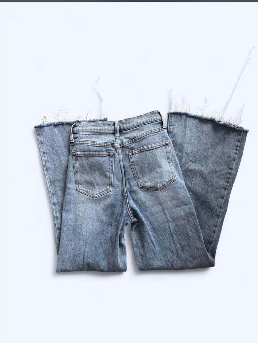 Fashion nova high rise straight jeans